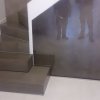 Scala in ferro con rivestimento